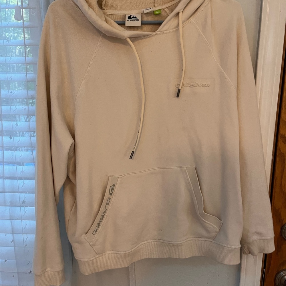 Quiksilver Off-White Sweatshirt